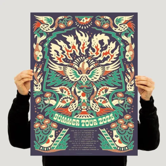 Phish Summer Tour 2025 Poster