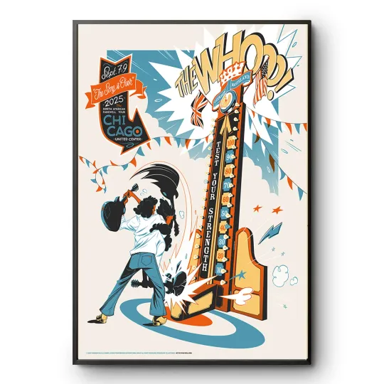 Discover The Who in Chicago Tour September 7 2025 Poster