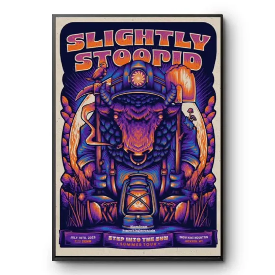 Discover Slightly Stoopid In Jackson July 18 2025 Tour Poster