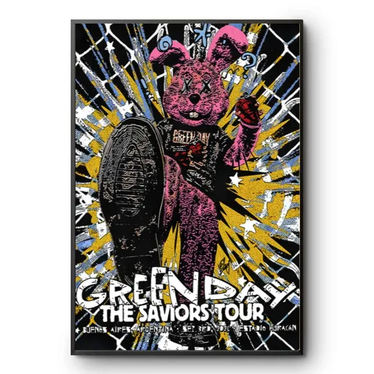 Green Day Buenos Aires, Argentina Tour September 3 2025 Poster