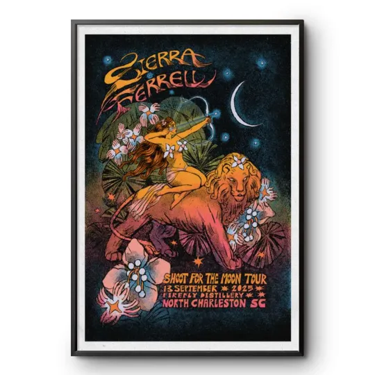 Discover Sierra Ferrell in North Charleston Event September 13, 2025 Poster