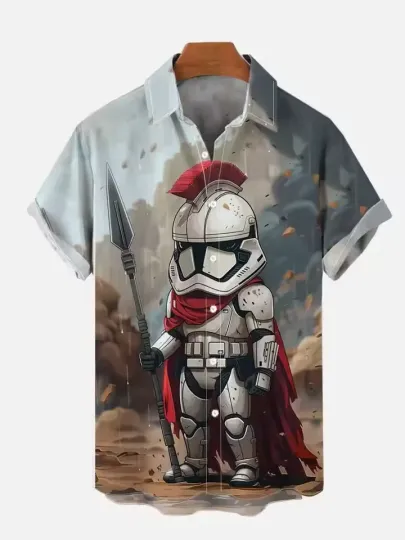 Discover Disney Star Wars Stormtropper Cute Spear Warrior Hawaiian Shirt