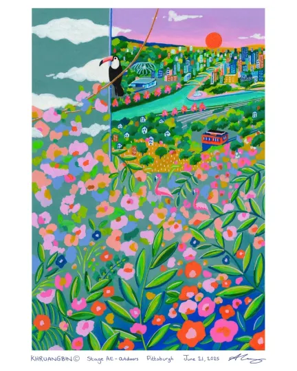 Discover khrua bin Tour Pittsburgh PA June 21st 2025 Poster