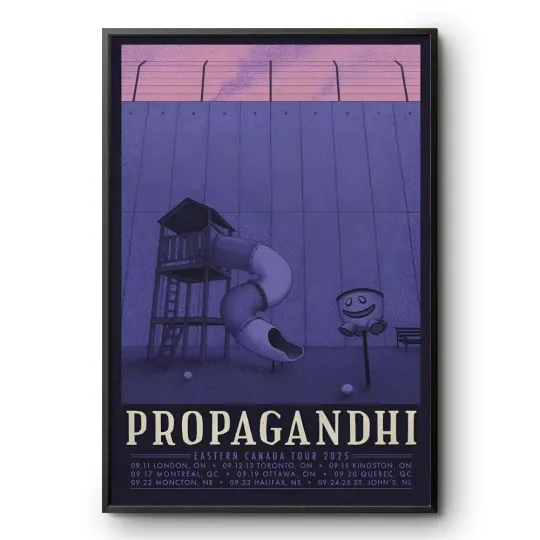 Discover Propagandhi Eastern Canada Tour 2025 Poster