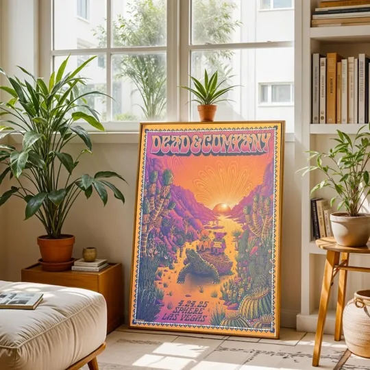 Discover Dead & Company show on April 24, 2025 at the Sphere, Las Vegas - Poster Tour