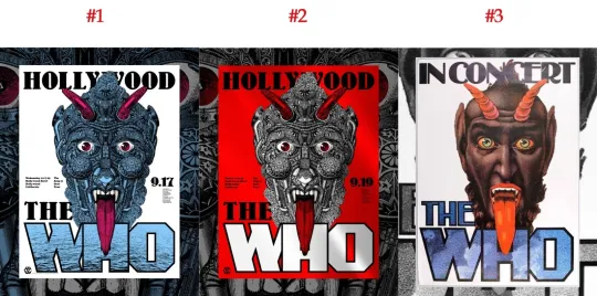 The Who In Hollywood, CA Tour September 17,19 2025 Poster