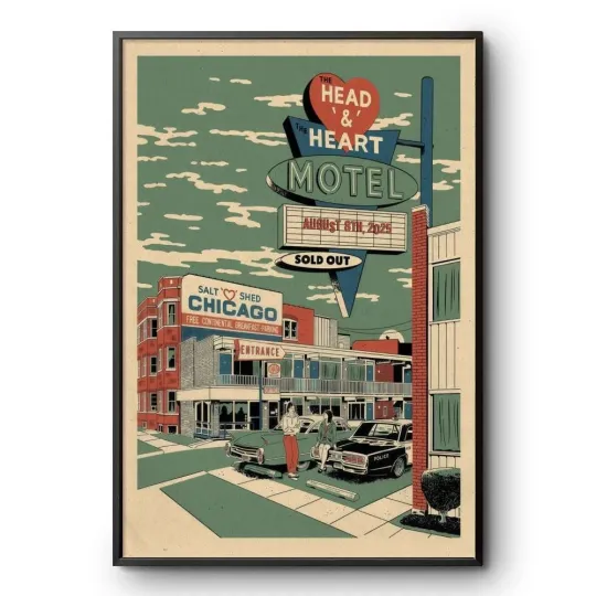 Discover The Head And The Heart In Chicago IL  August 8 2025 Poster