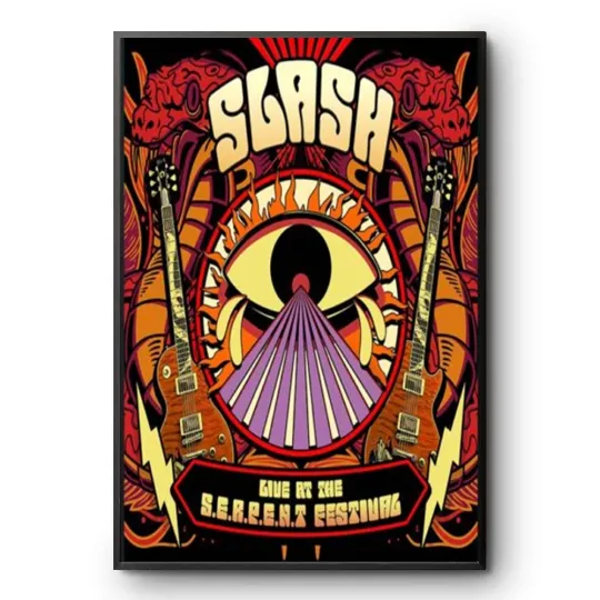 Discover Slash Live At The Serpent Festival Album Cover Art 2025