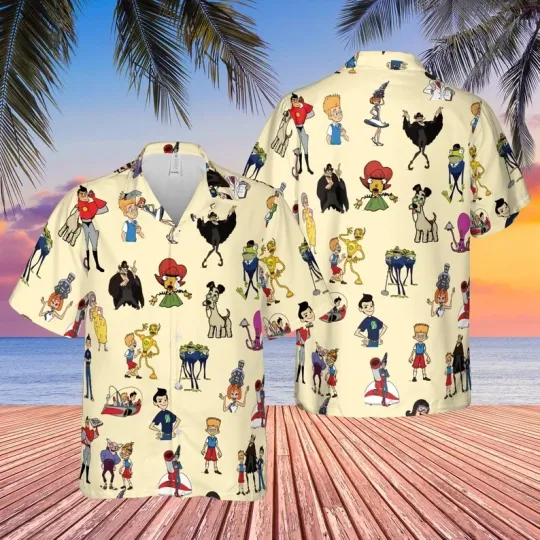 Discover Disney Meet The Robinsons Future Family Vacation Aloha Retro Hawaiian Shirt