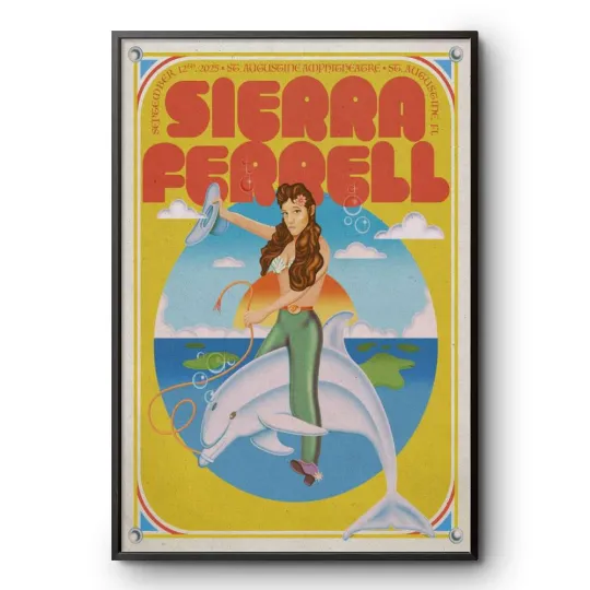 Discover Sierra Ferrell in St Augustine Amphitheatre Tour September 12, 2025 Poster