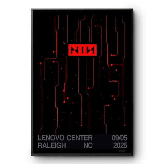 Discover NIN Peel It Back 2025 North America Tour September 5 Poster