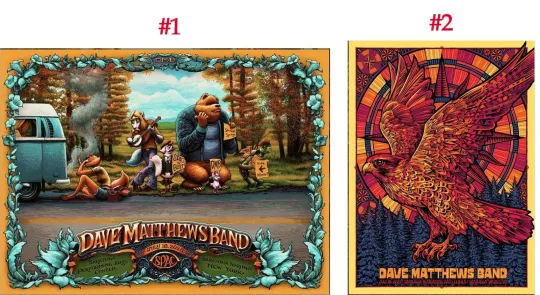 Discover Dave Matthews Band In Saratoga Springs NY July 18 2025 Tour Poster