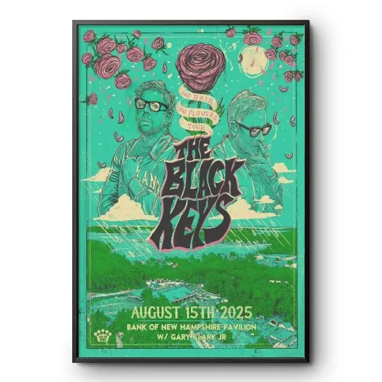 The Black Keys in Gilford, New Hampshire tonight August 15, 2025 Poster