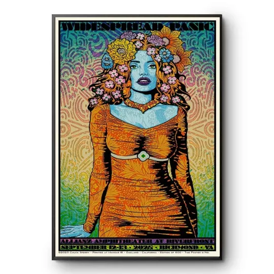 Discover Widespread Panic in Richmond, Virginia September 12-13, 2025 Poster
