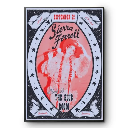 Discover Sierra Ferrell in Nashville Tennessee September 22 2025 Poster