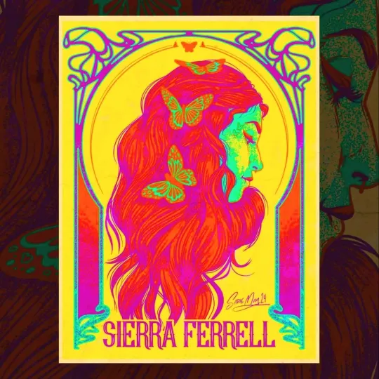 Discover Sierra Ferrell June 4th 2025 Tour Philadelphia PA Poster