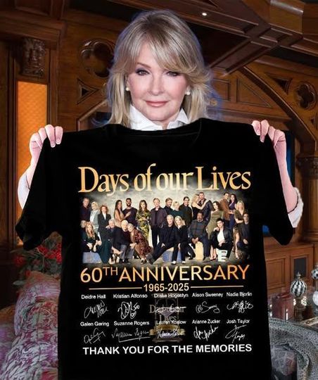 Discover Days Of Our Lives 60th Anniversary T-Shirt, Vintage TV Series Tee