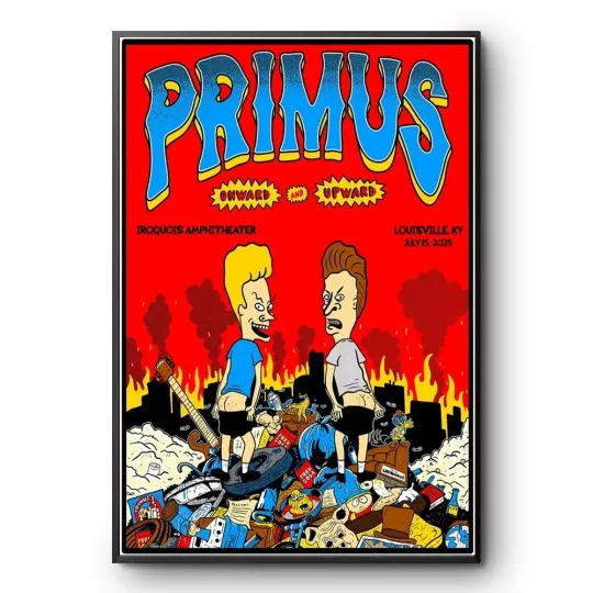 Discover Primus In Louisville KY July 15 2025 Poster