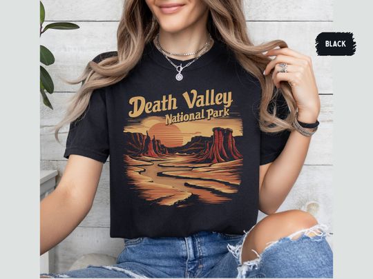 Vintage Death Valley National Park Shirt, Desert Shirt California Shirt, Hiking tee, Death Valley gift Mojave Desert Vibes