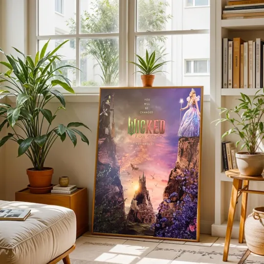 Discover Movie WICKED FOR GOOD Poster - Poster Film / Tour