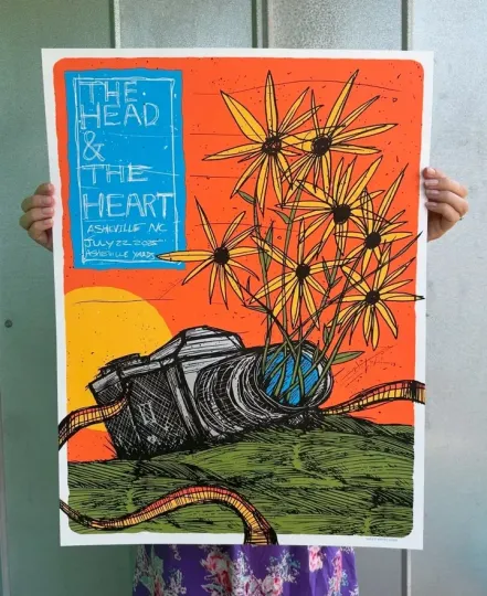 Discover The Head And The Heart In Asheville July 22 2025 Poster