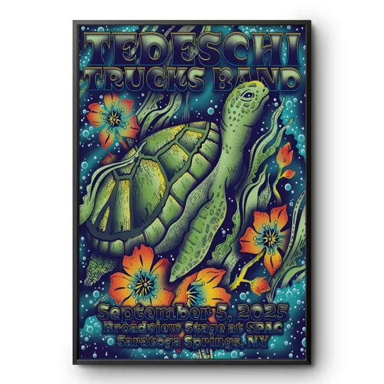 Discover Tedeschi Trucks Band Saratoga Springs NY September 5, 2025 Poster