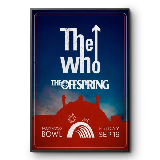 The Who at The Hollywood Bowl September 19th 2025 Poster