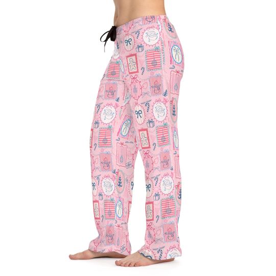 Discover Cozy Holiday Pajama Pants, Christmas Loungewear, Women's AOP Sleepwear, Festive Gift, Cute Holiday Sleep Pants