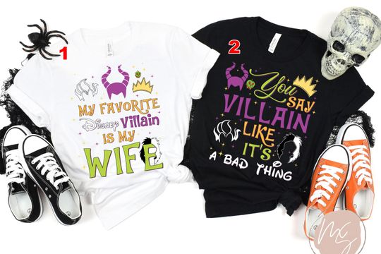 Discover You Say Villain Like It_s A Bad Thing Shirt, Halloween Shirt, Disney Witch Shirt, Disney Halloween Shirt, Mickey Halloween Party Shirt