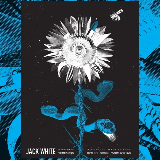 Discover JackWhite May 24th 2025 Edgefield On The Lawn Poster