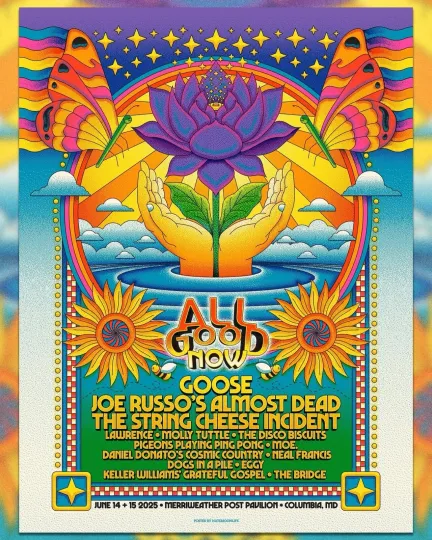 Discover All Good Now Festival Santa Monica California June 14th 15th 2025 Poster