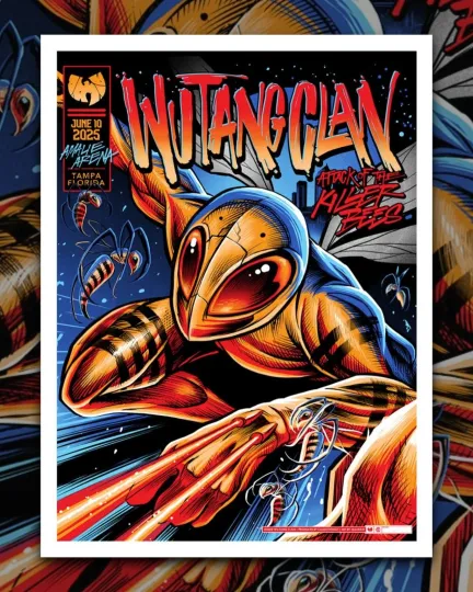 Discover w tang band Clan Killa Beez Tampa Florida June 10th 2025 Poster