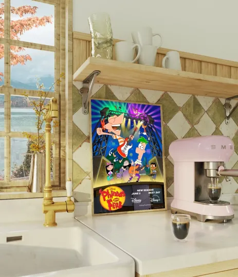 Discover New Season Phineas and Ferb Movie - DS Movie Anime Poster