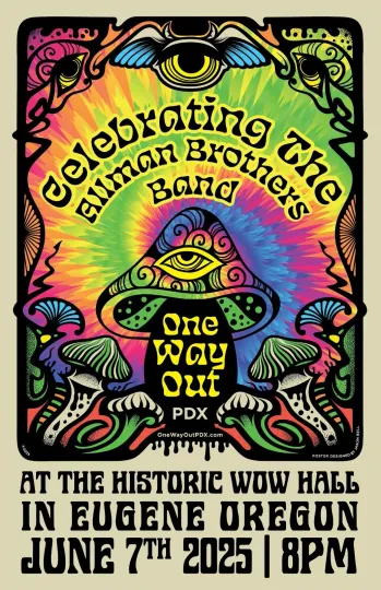 Discover One Way Out Celebrating The Allman Brothers June 7th 2025 Poster