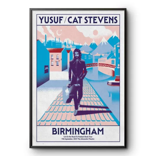 Yusuf  Cat Stevens Tour Birmingham, September 11, 2025 Poster