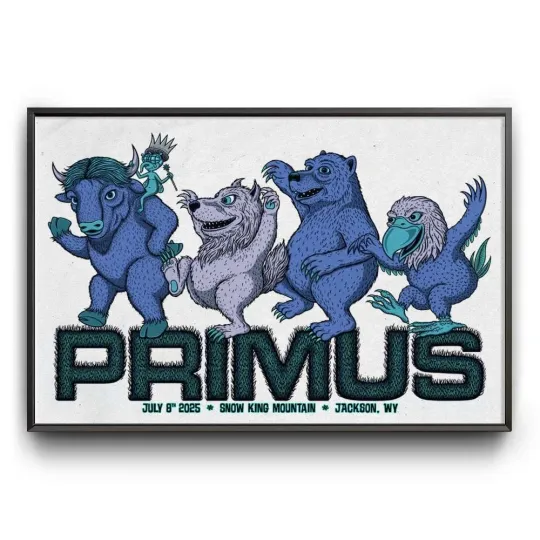 Discover Primus On July  8 2025 In Jackson WY Poster