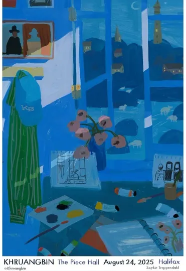 Discover khrua bin The Piece Hall In Halifax UK August 24 2025 Poster