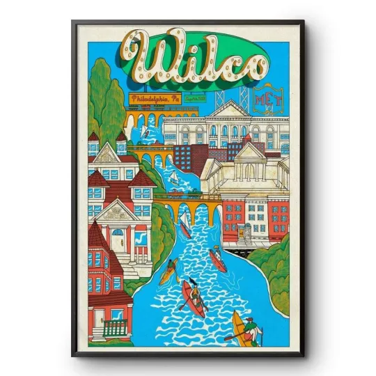 Discover Wilco Shows The Met Philadelphia August 5 2025 Poster