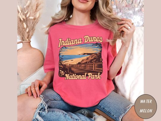 Discover Vintage Indiana Dunes National Park shirt, Indiana tshirt, Indiana Dunes National Park gifts, Retro Indiana Souvenir Sweatshirt, Hiking&nbsp;gift