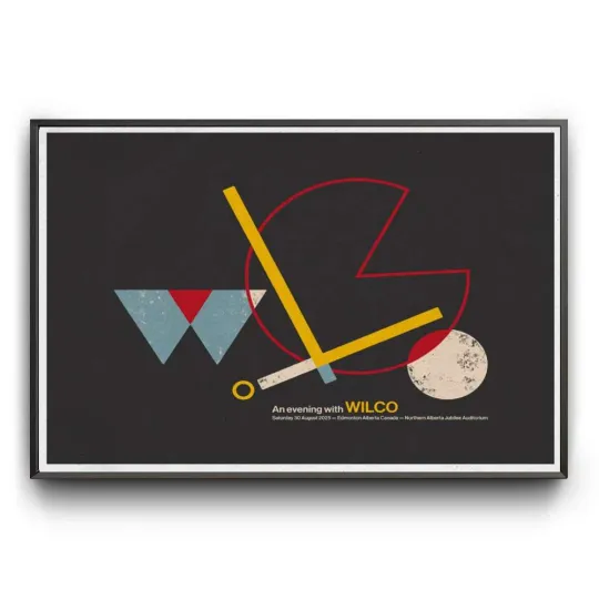 Discover Wilco Edmonton, AB Tour Aug 30 2025 Poster