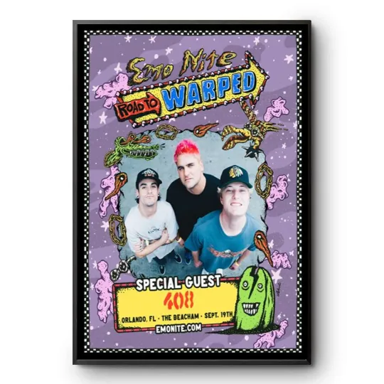 Discover Emo Nite Road To Warped Orlando Tour September 19, 2025 Poster