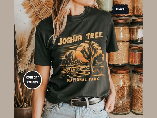 Discover Joshua Tree National Park Comfort Colors Shirt, Vintage California T shirt, Joshua Tree National Park gifts, Hiking&nbsp;shirt, Desert T-shirt