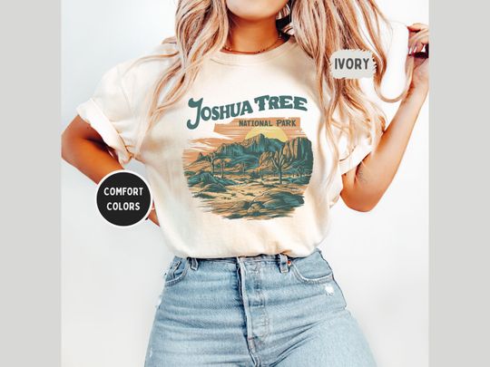 Joshua Tree National Park T-Shirt, Hiking Shirt, Joshua Desert Shirt, National Park