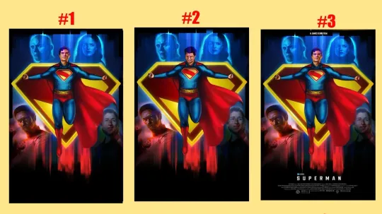 Superman 2025 Illustrated Poster