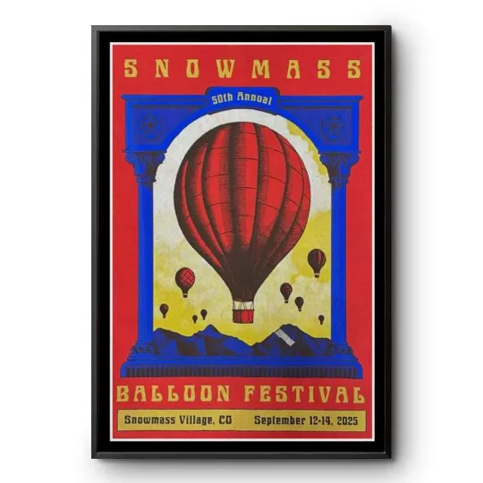 Discover Snowmass Balloon Festival in Snowmass Village, CO December 12-14, 2025 Poster