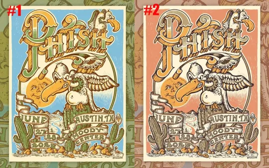 Discover Phish Moody Center ATX Austin TX June 27th 28th 2025 Poster