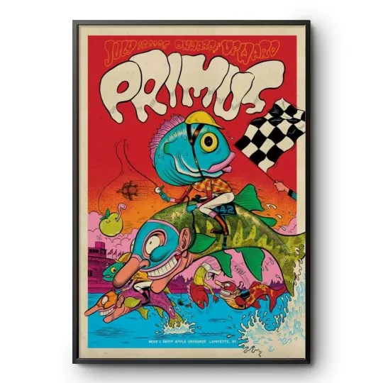 Discover Primus In LaFayette NY July 18 2025 Tour Poster