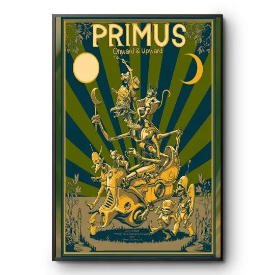 Discover Primus Essex Junction Concert July 19 2025 Poster