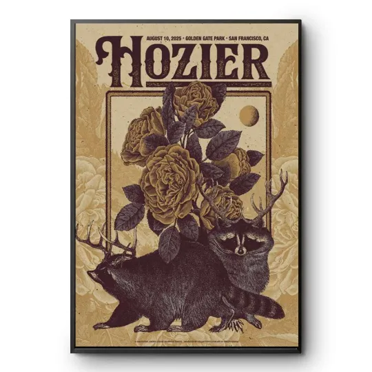 Discover Hozier Event San Francisco 10 August 2025 Poster
