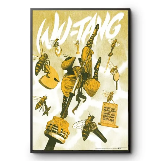 Discover w tang band Clan The Final Chamber Toronto Canada July 14, 2025 Poster